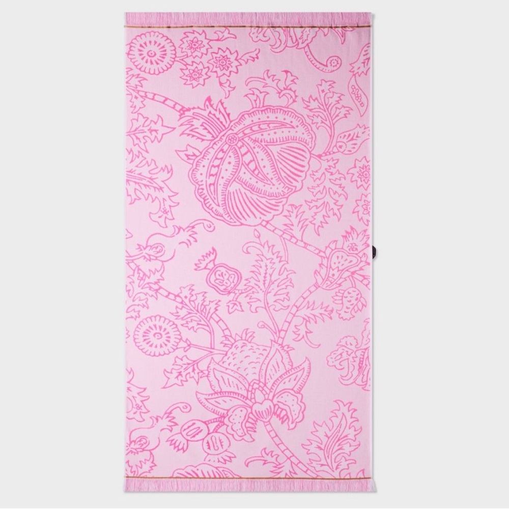 Roller Rabbit x Target pink floral towel